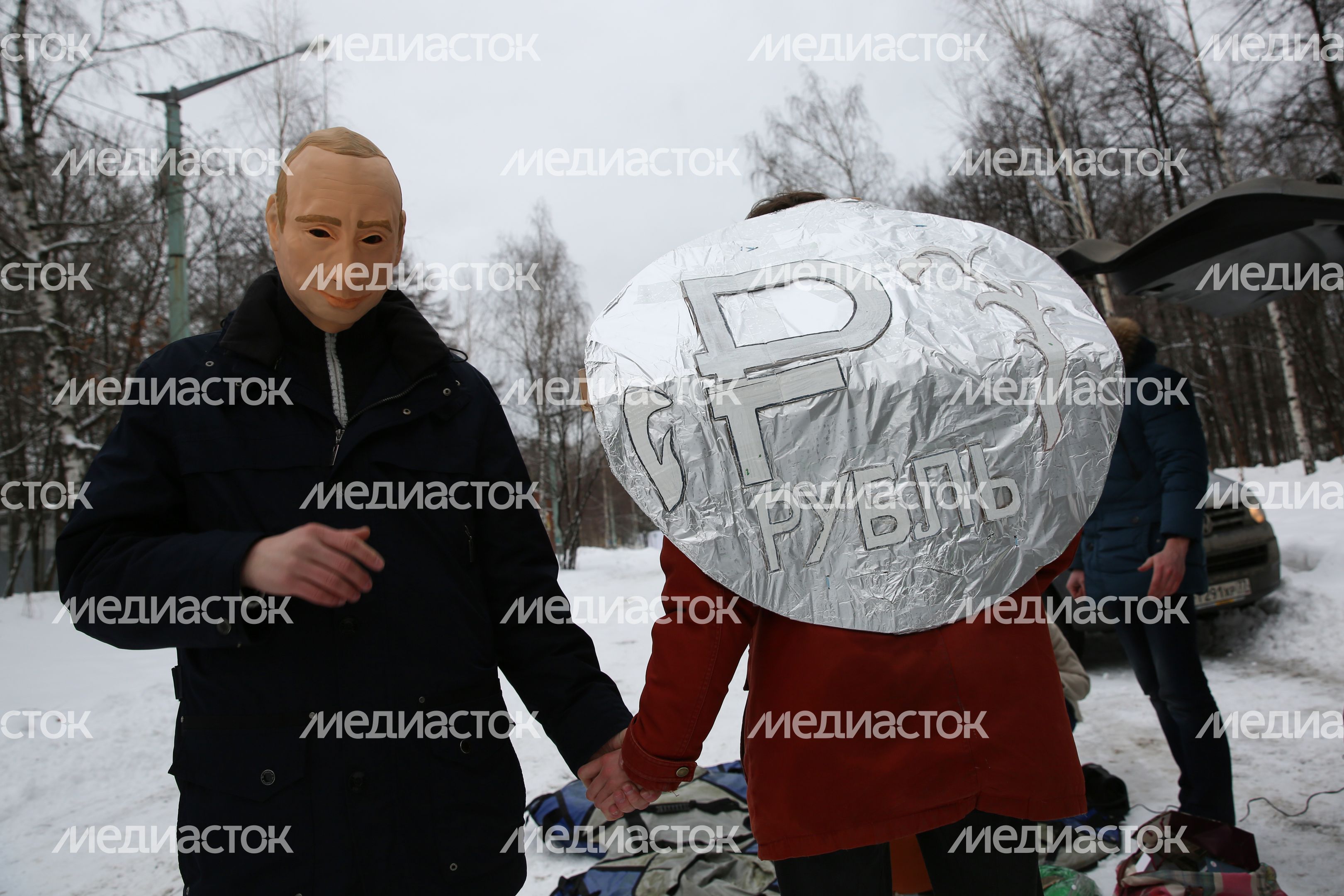 Фестиваль «Battle Сани» в парке «Сокольники» в Москве