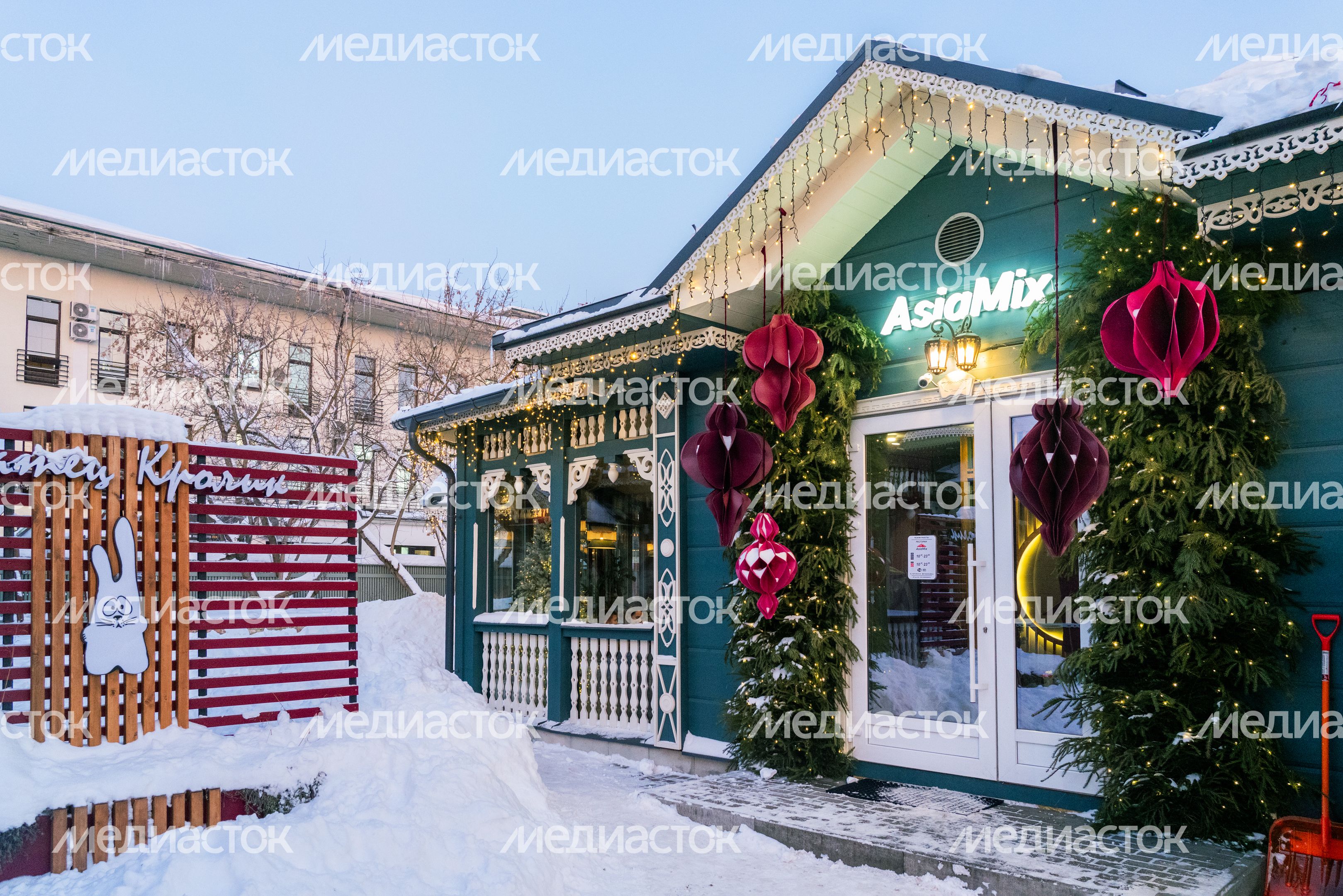 Зимние виды Звенигорода