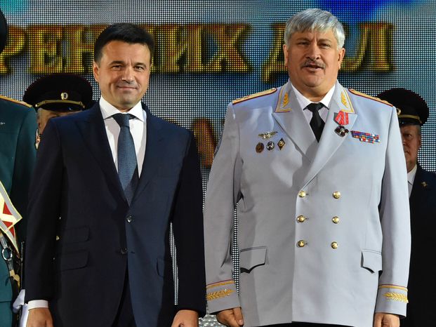 Празднование дня МВД