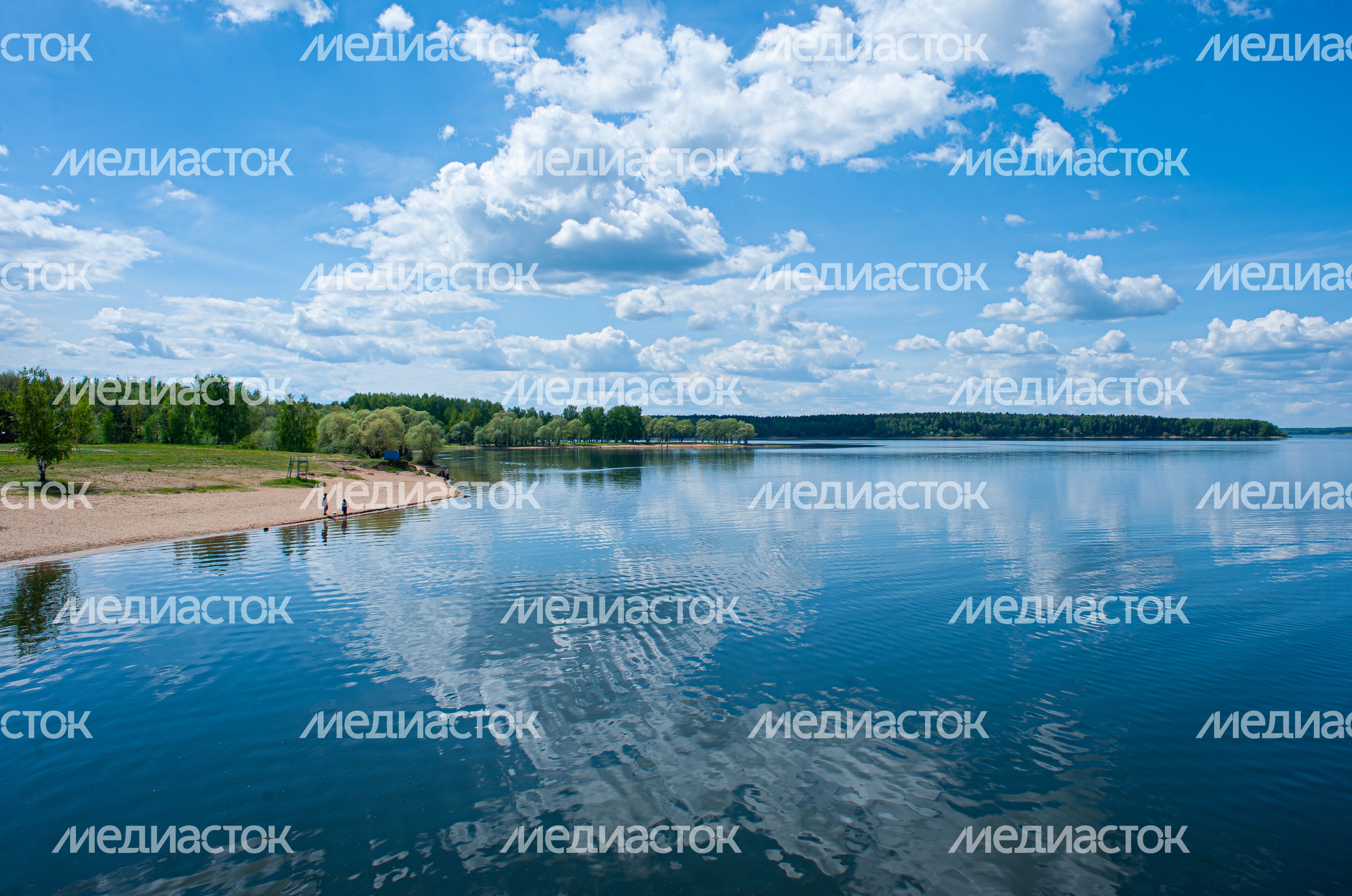 Весенние виды города Руза