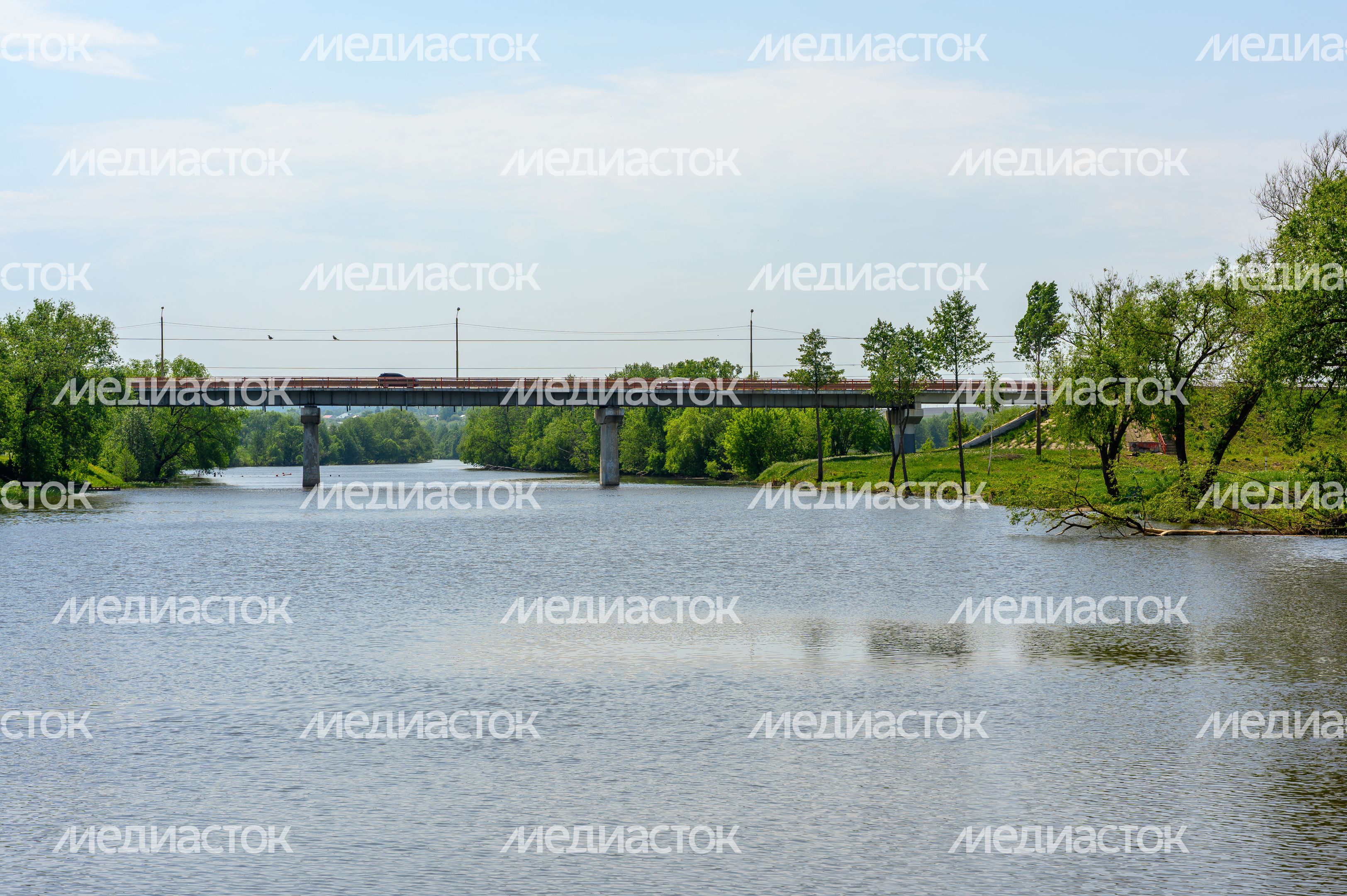 Зарайская плотина на реке Осетр