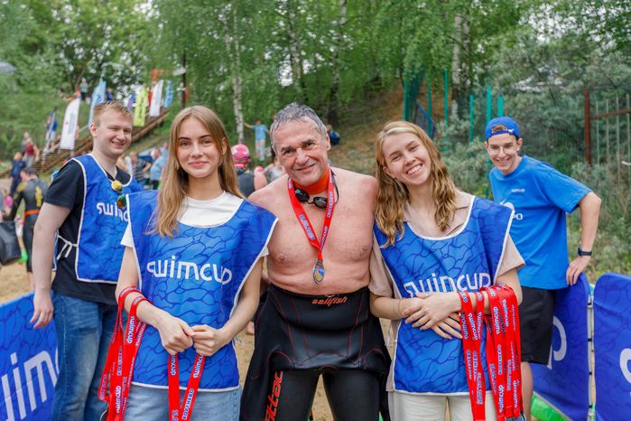 Заплыв на открытой воде Swimcup на Кореневском карьере в Люберцах