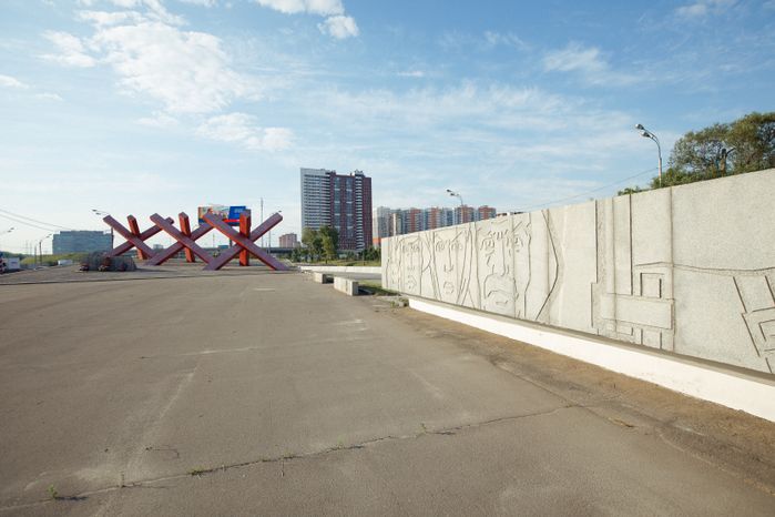 Монумент защитникам Москвы Ежи