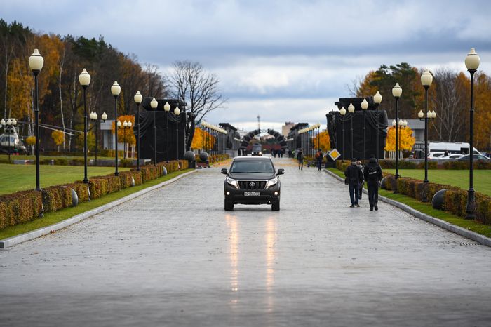 Церемония прощания с космонавтом Алексеем Леоновым в Подмосковье