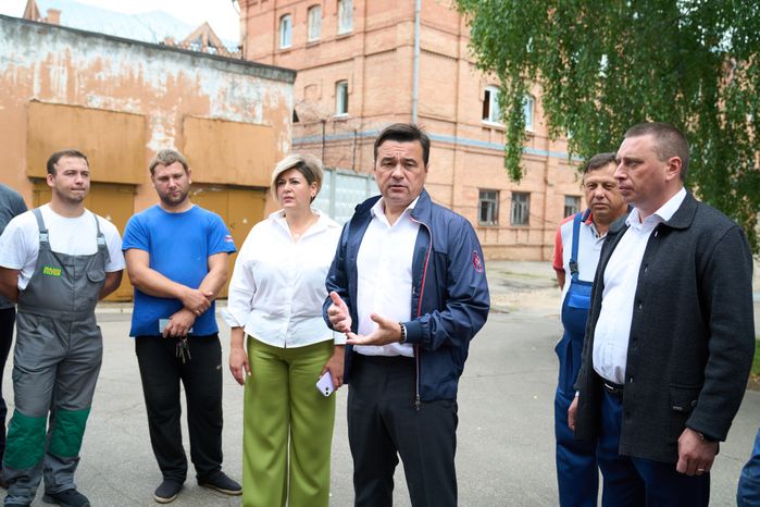 Оперативный штаб с участием Губернатора Подмосковья на месте ЧП в Сергиевом Посаде