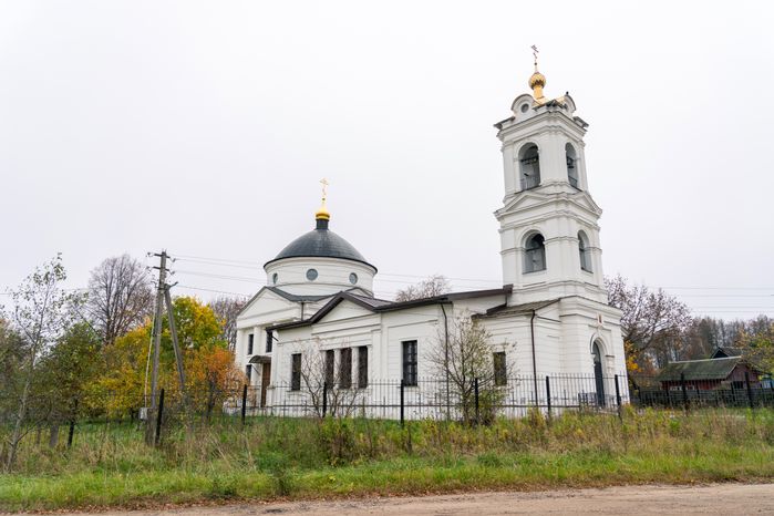 Церковь Николая Чудотворца в деревне Мокрое. Можайский округ