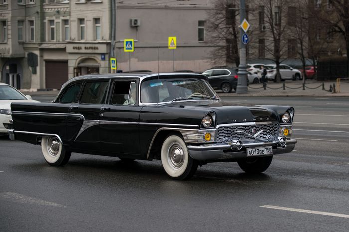 Автопробег в честь 55-летия полета Гагарина в Москве