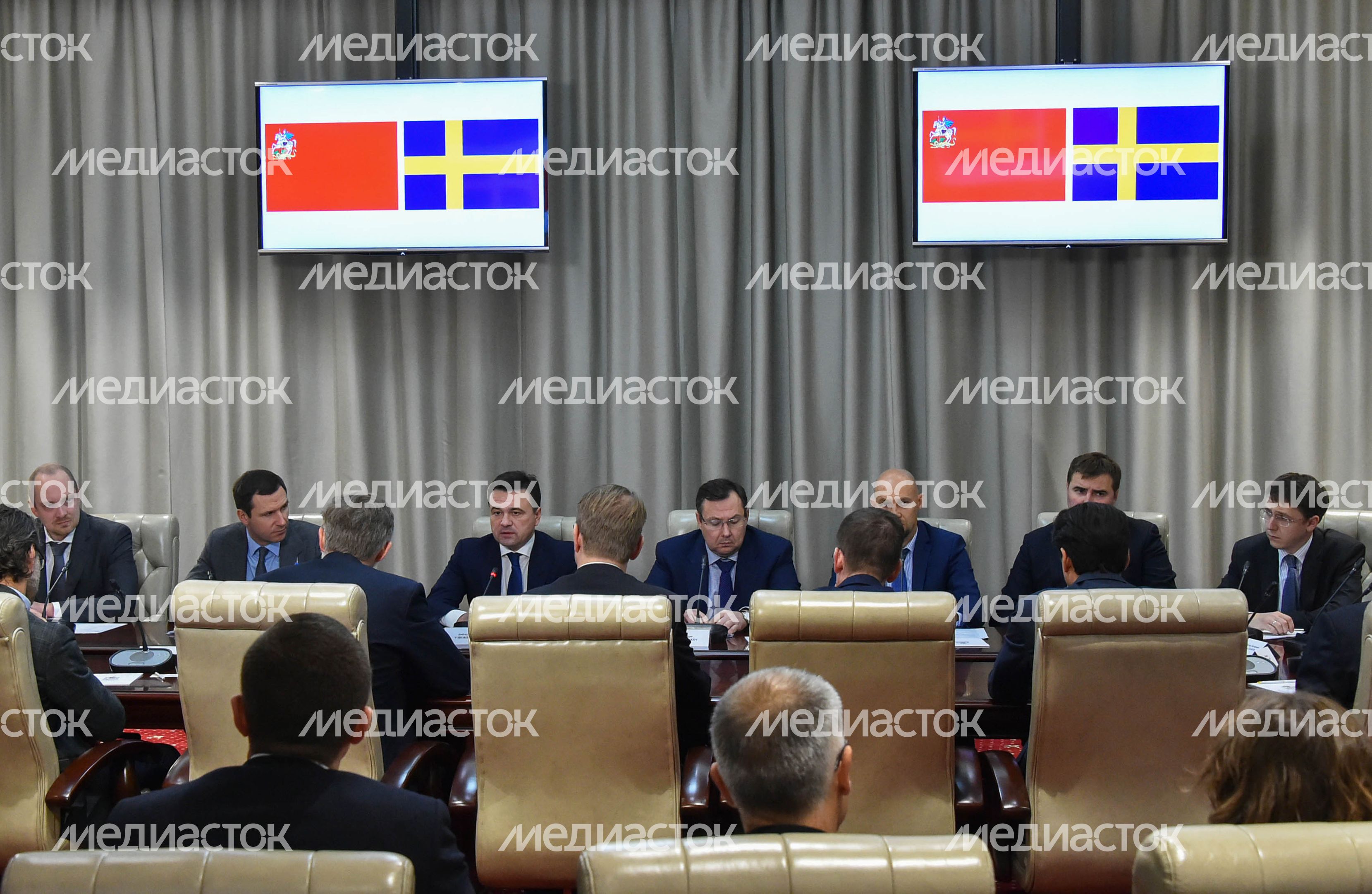 Встреча губернатора Московской области с полномочным послом Королевства Швеции в России