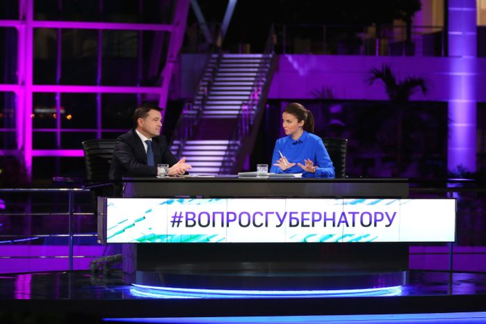 Прямой эфир Губернатора МО А.Ю. Воробьева на телеканале «360°»