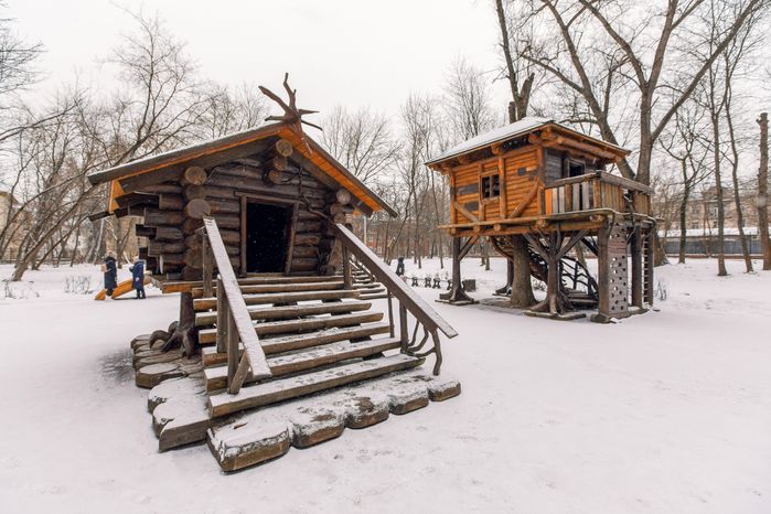 Зимний Щелковский городской парк культуры и отдыха