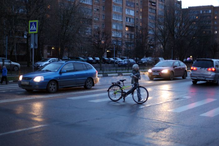 Пешеходный переход в Дубне