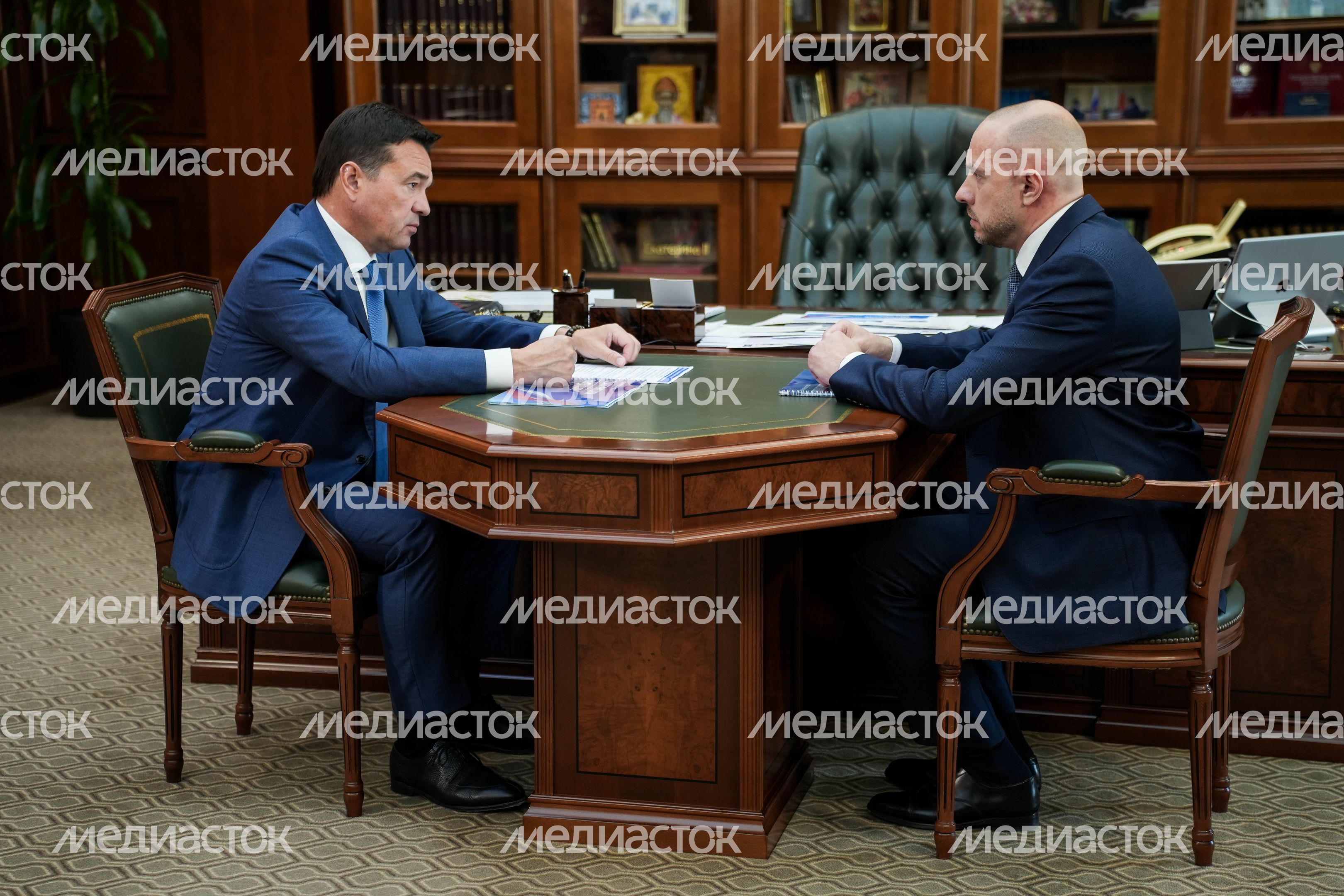 Встреча Губернатора Андрея Воробьева и Главы Солнечногорска Константина Михалькова