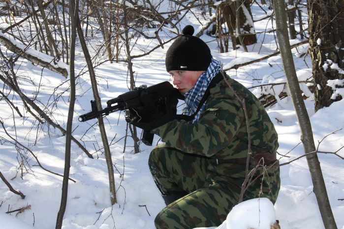 Военно-спортивная игра «Зарница» в Зарайске