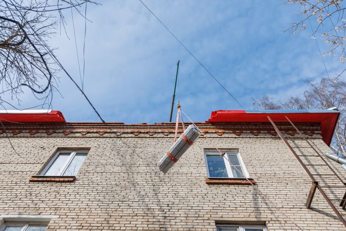 Капитальный ремонт кровли многоквартирного дома №8 на улице Центральной в Долгопрудном