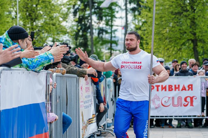 Богатыри на международной выставке-форуме "Россия"