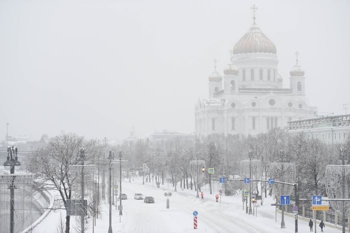 Рекордный снегопад в Москве и Подмосковье