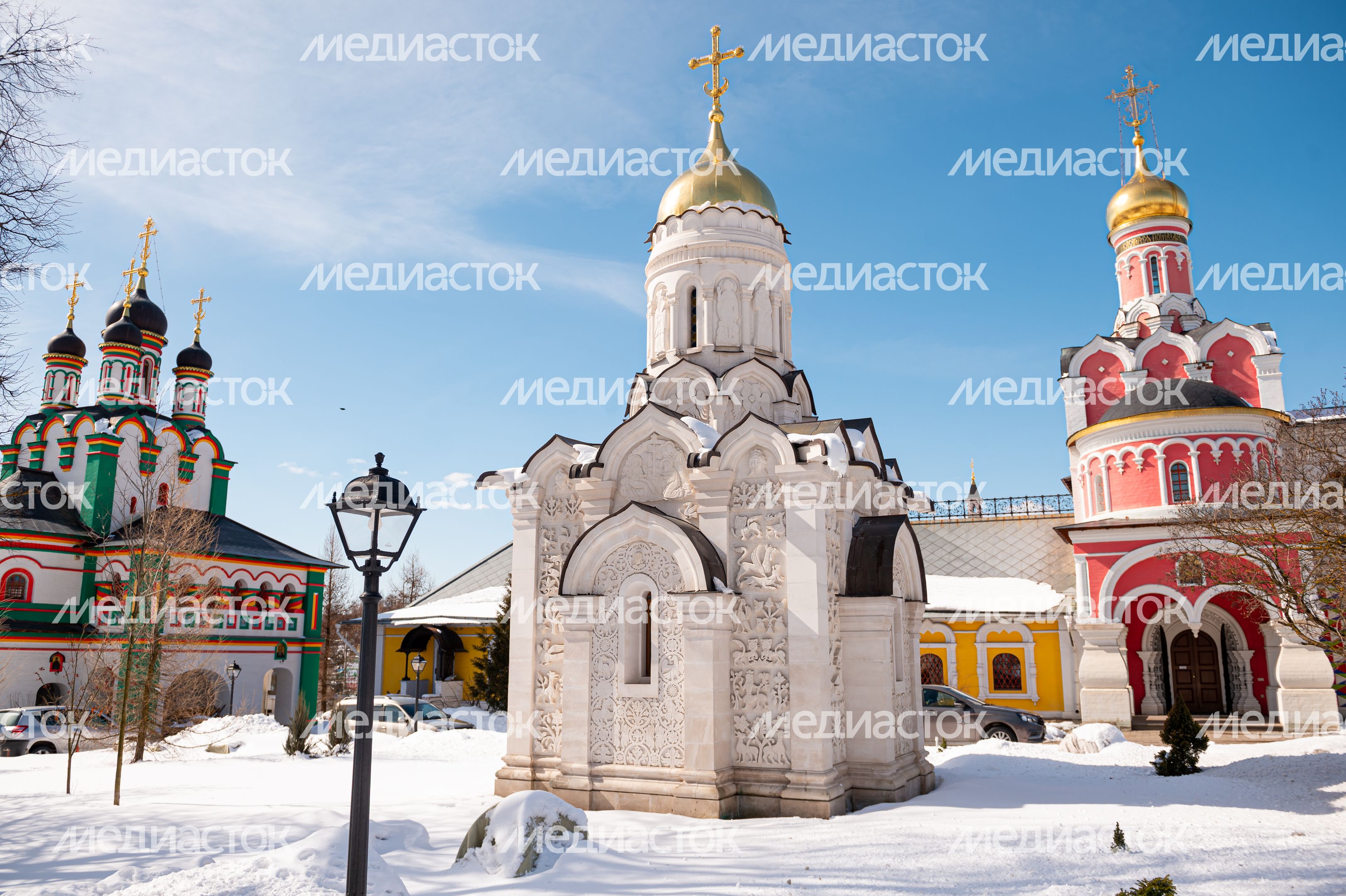 Зимние виды Храма Благовещения Пресвятой Богородицы
