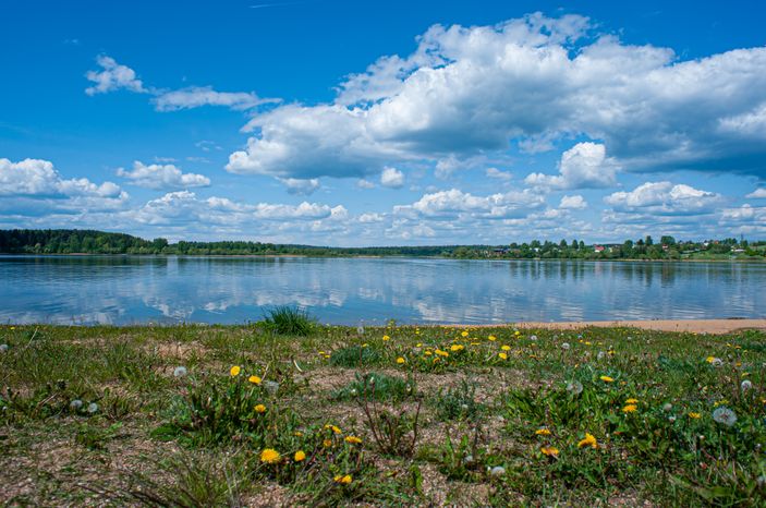 Весенние виды города Руза