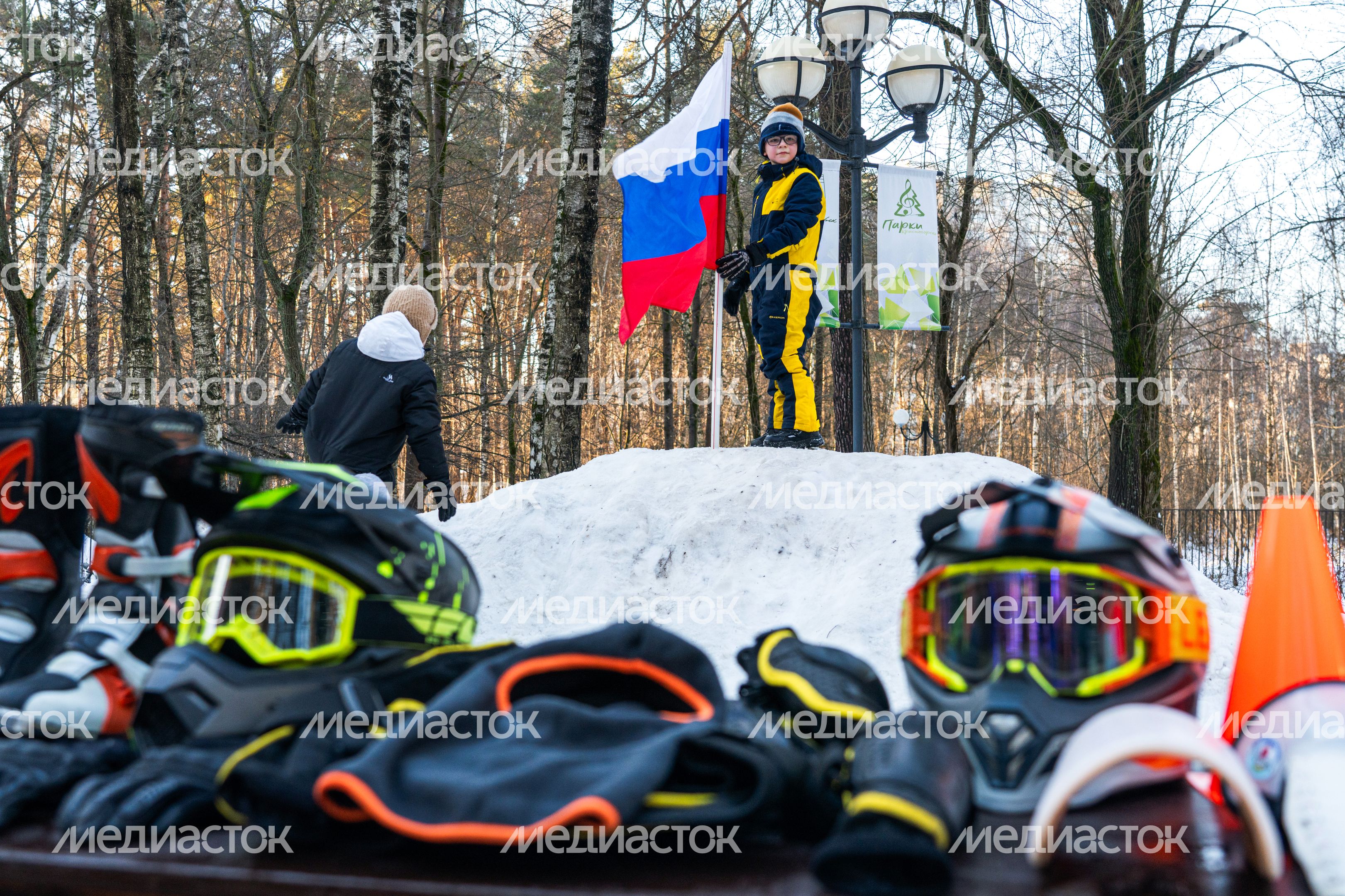 Спортивное мероприятие «Зимние рекорды» в детском городке «Сказочный»