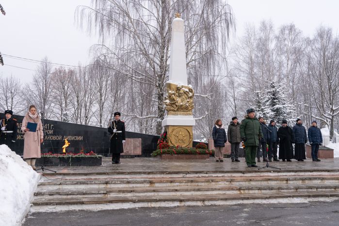 Красногорск. Митинг «Битва под Москвой» в деревне Нефедьево