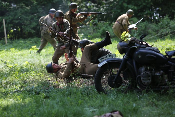 Военная реконструкция в Истринском районе