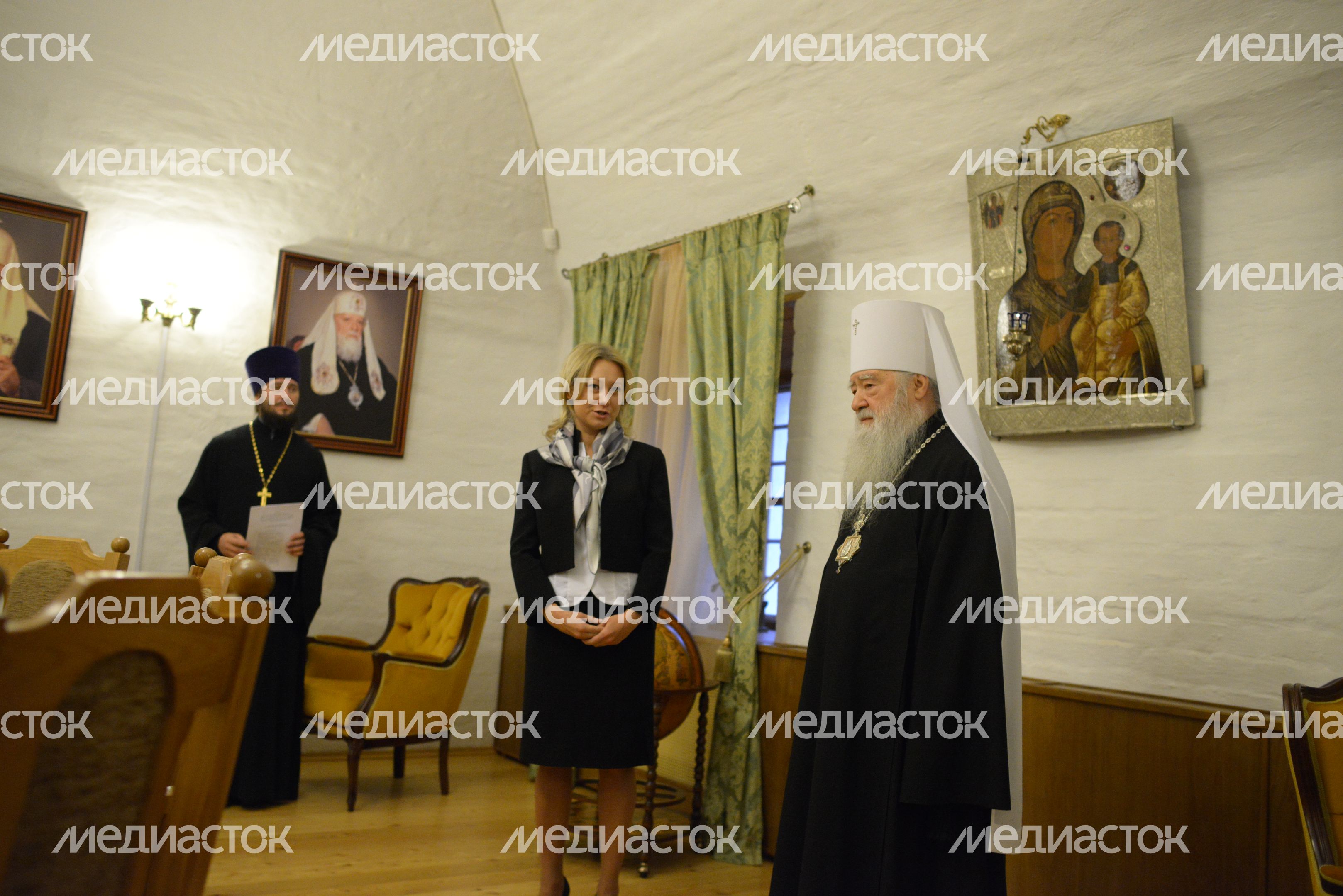 Награждение в Новодевичьем монастыре
