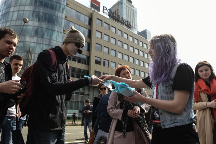 Митинг против блокировки Telegram в Москве