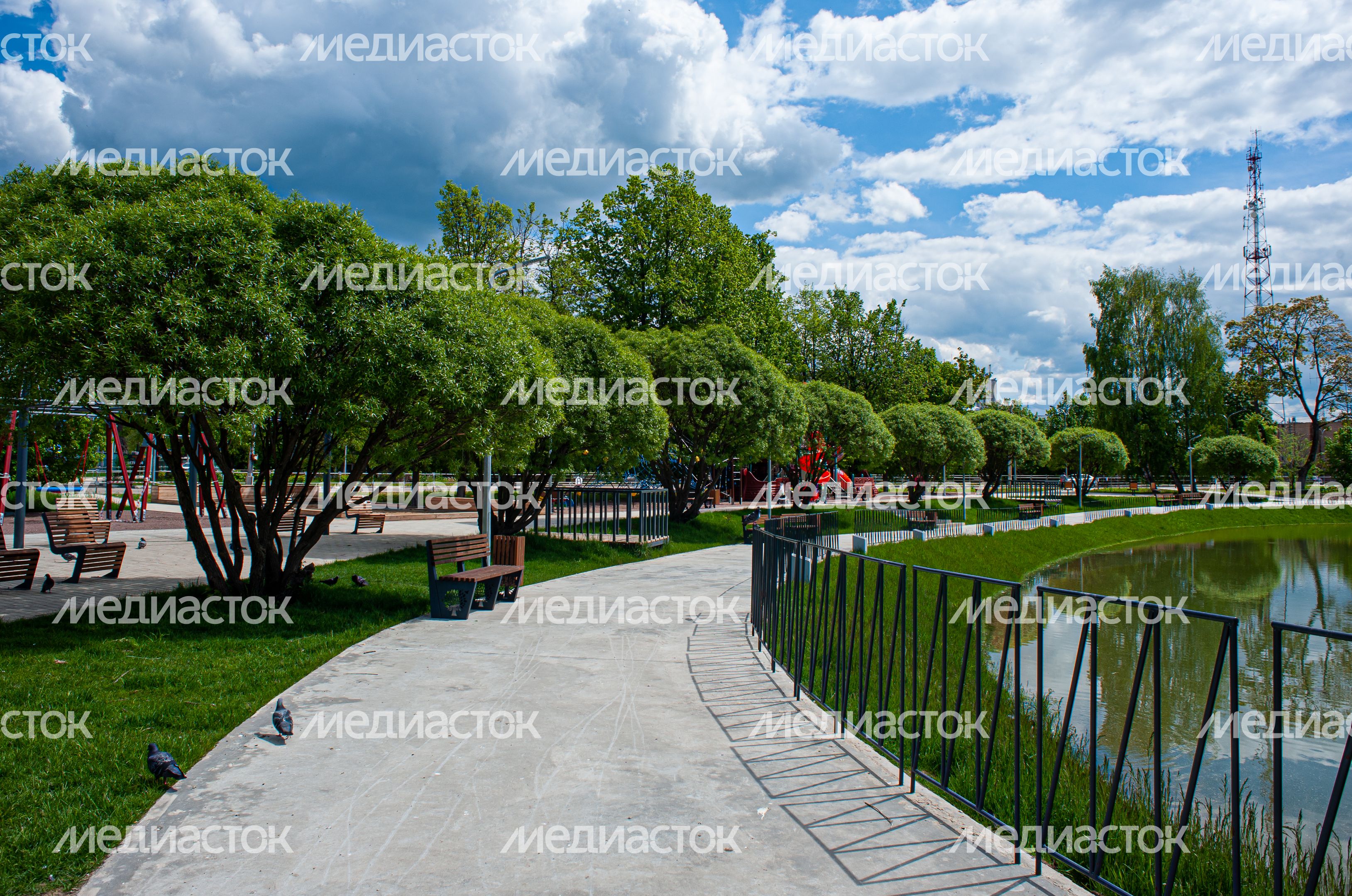 Весенние виды города Руза