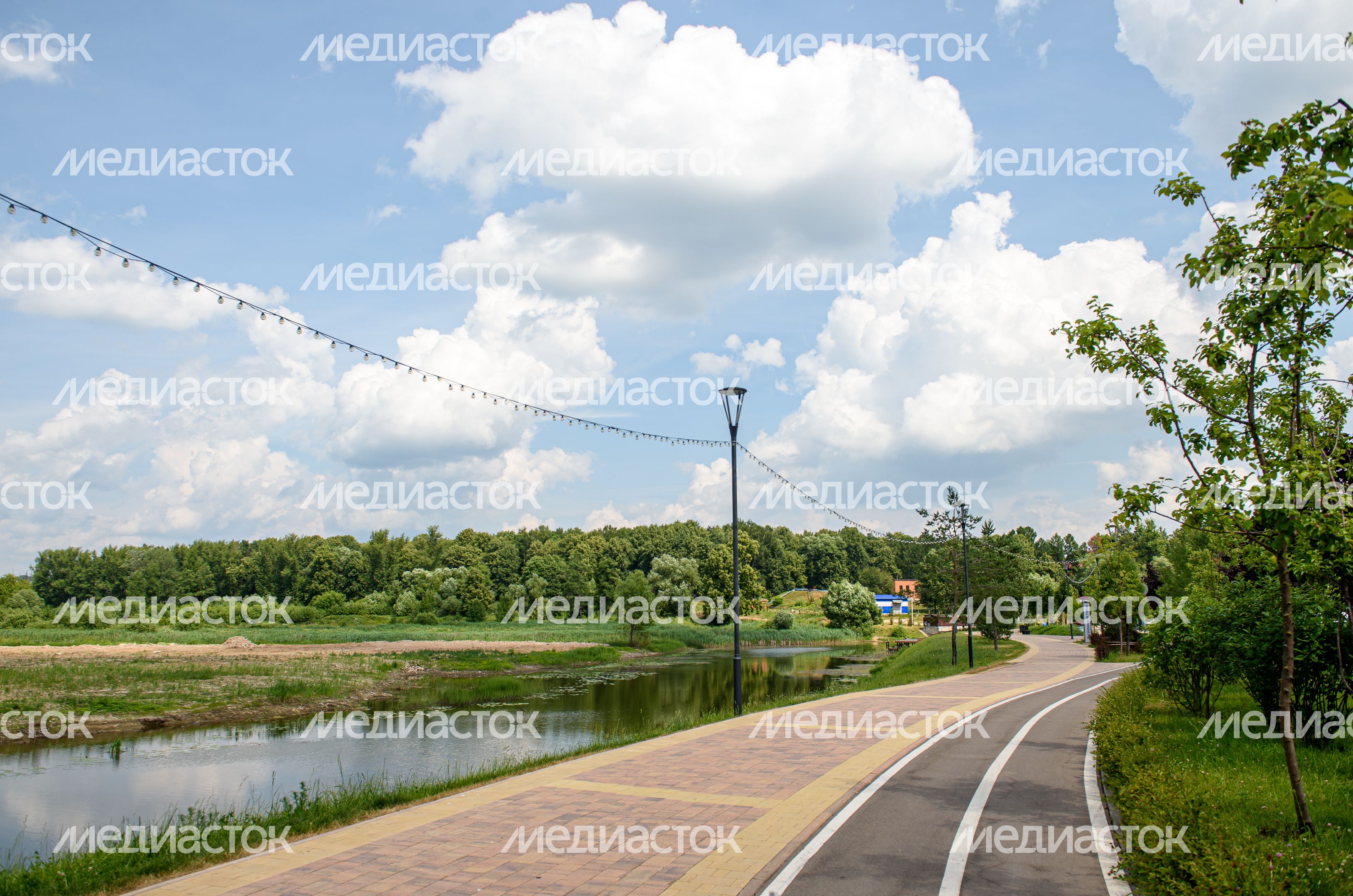 Летние виды города Наро-Фоминск