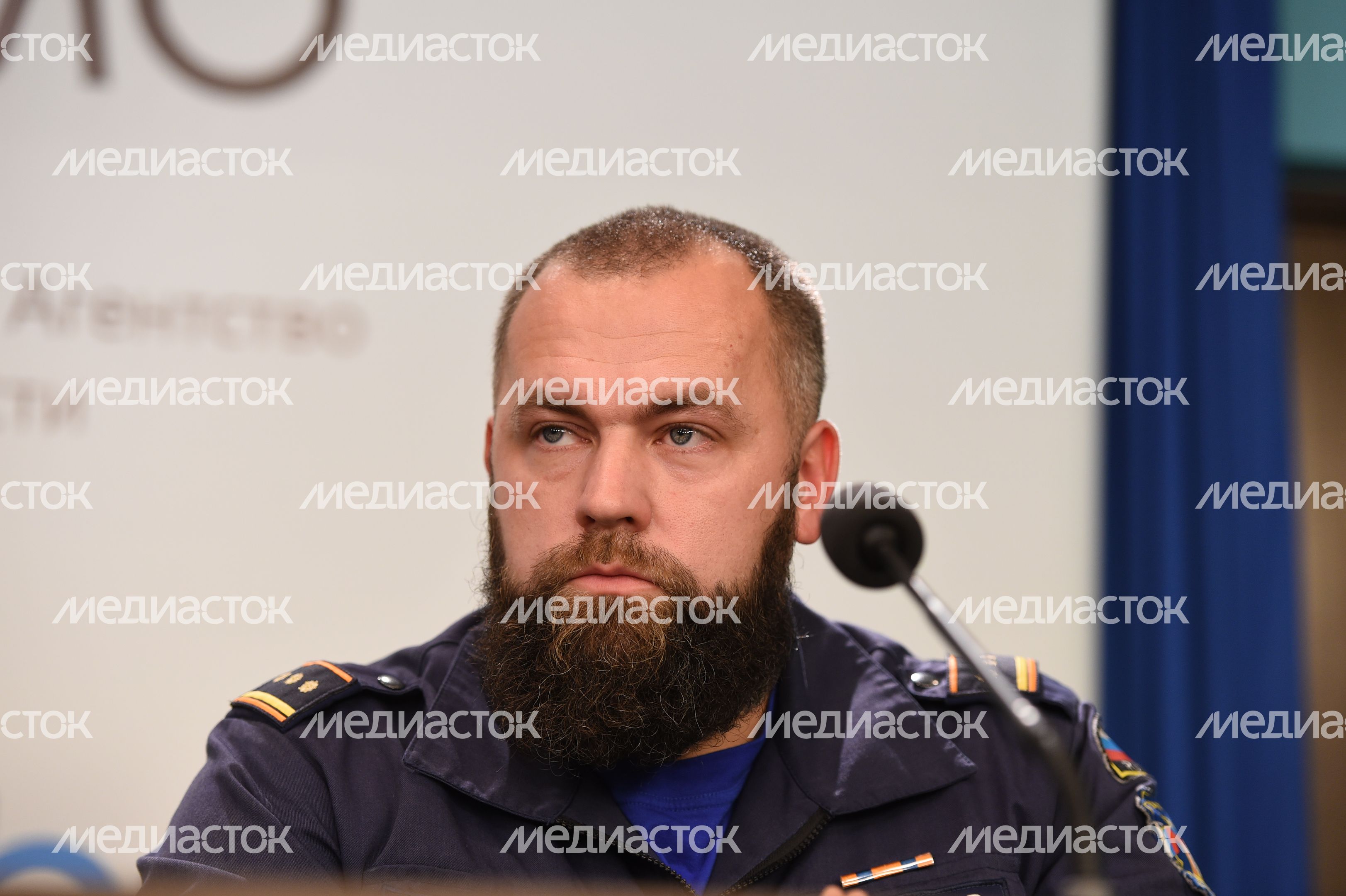 Пресс-конференция замначальника ГКУ МО «Мособлпожспас» Сергея Гедина