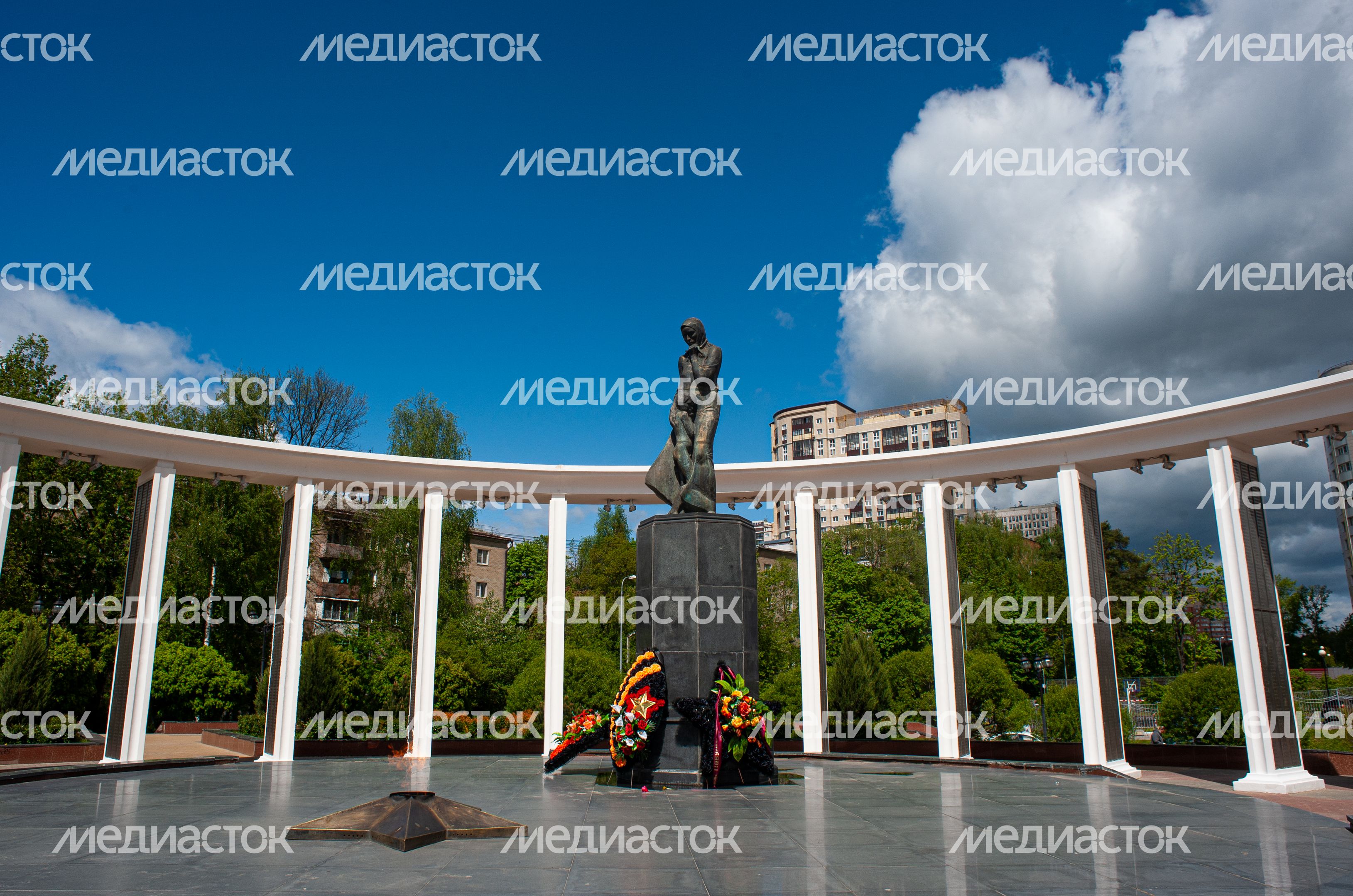 Весенние виды города Пушкино
