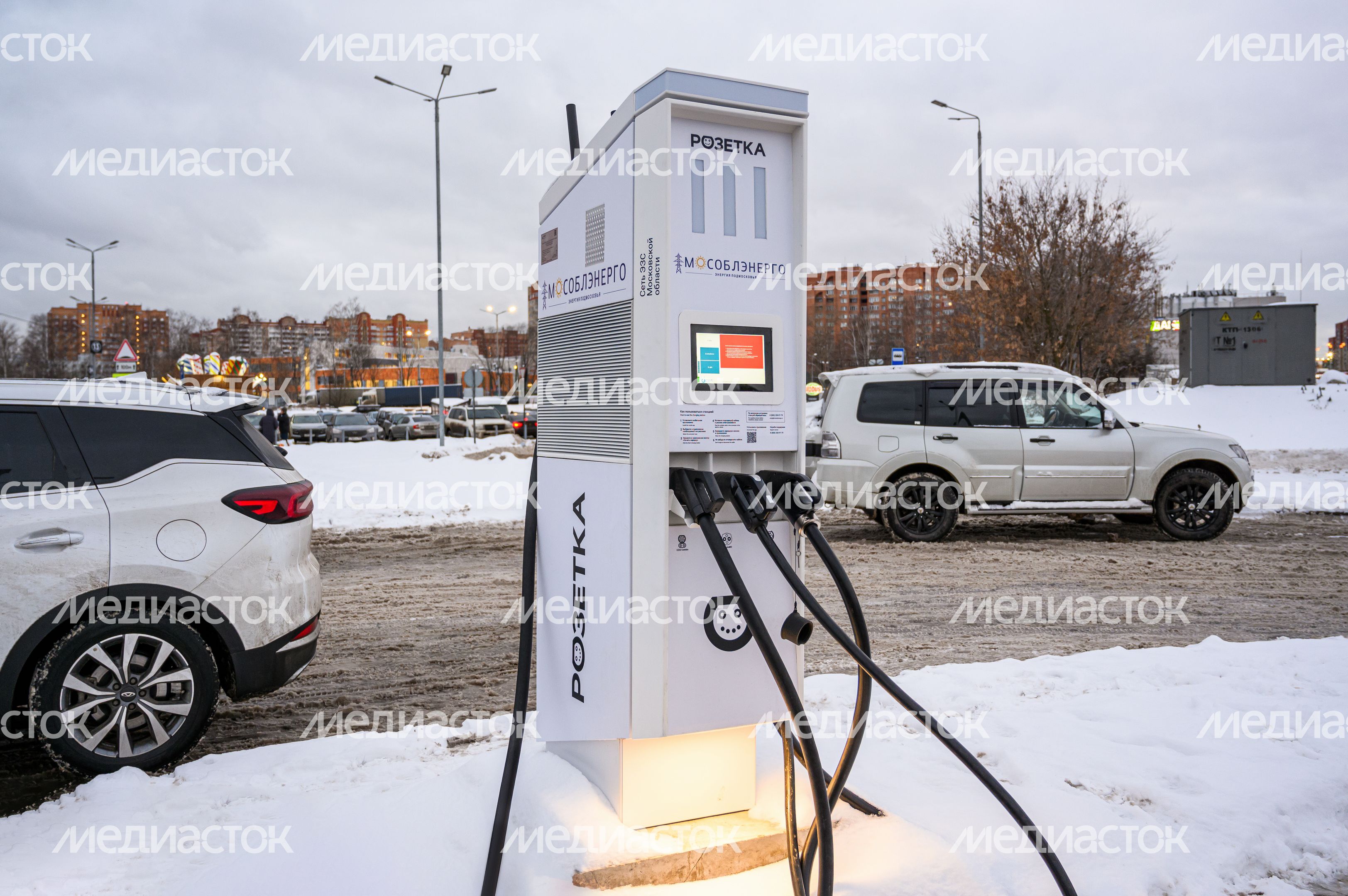 Электрозарядная станция (ЭЗС) на улице Энтузиастов в Балашихе Электрозарядная станция (ЭЗС) на улице Энтузиастов в Балашихе