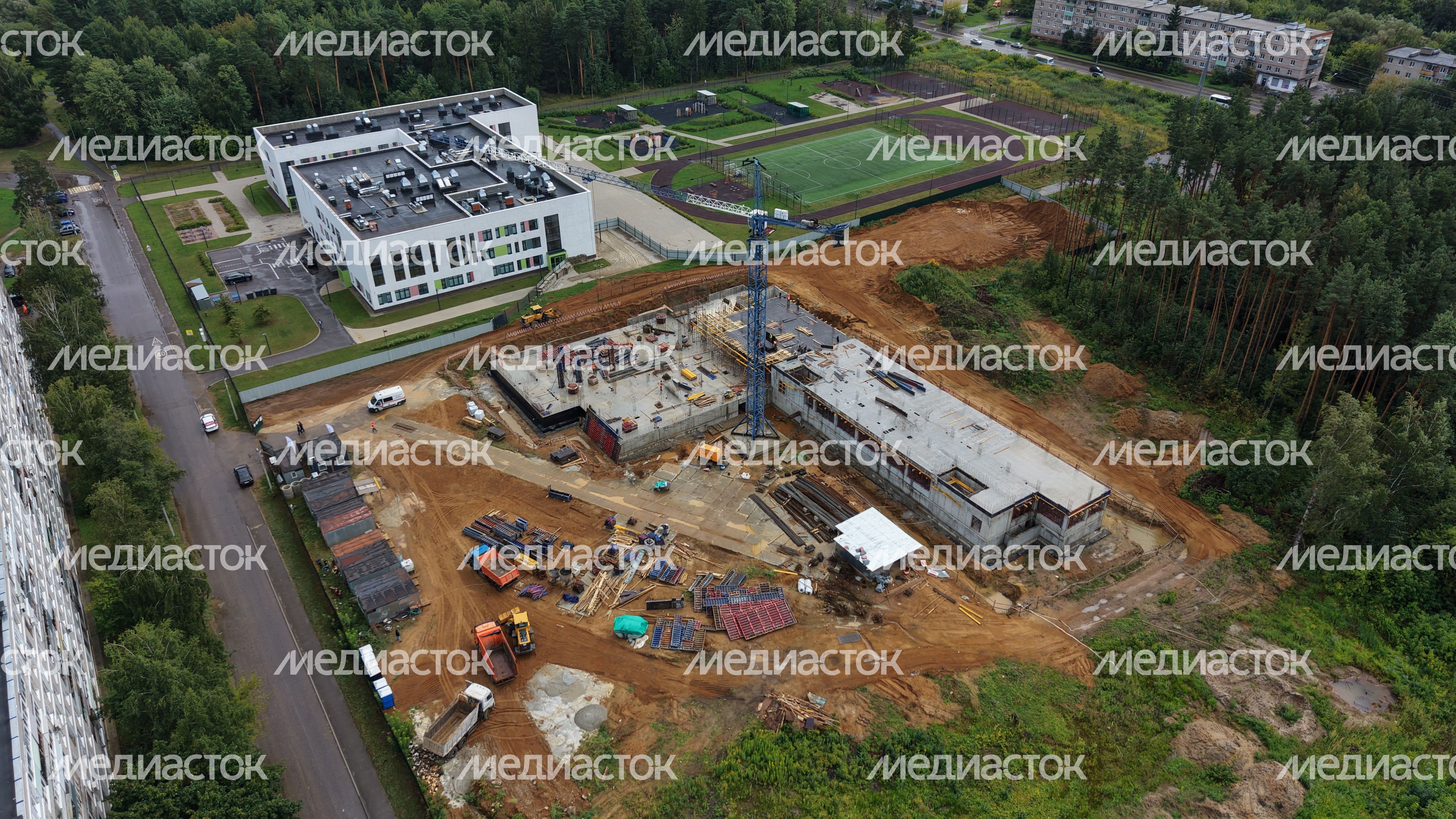 Строительство пристройки на 550 мест к Ликино-Дулевскому лицею
