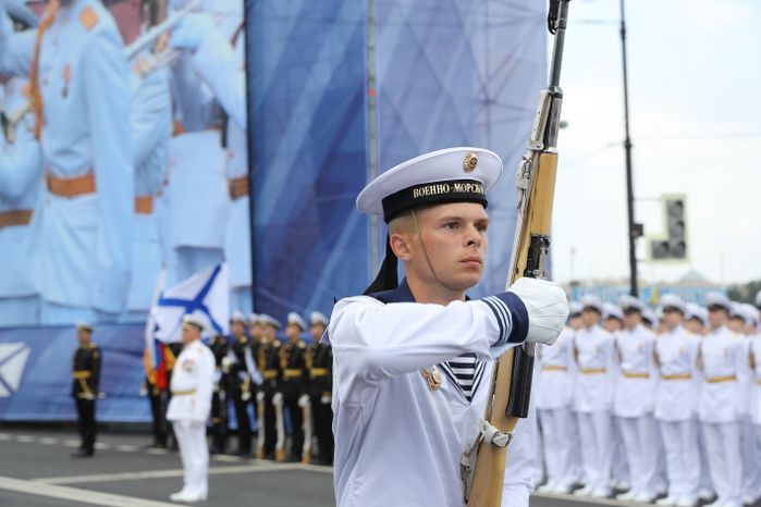Главный парад Военно-Морского Флота в Санкт-Петербурге