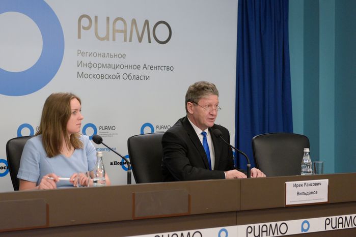 Пресс-конференция Ирека Вильданова в РИАМО