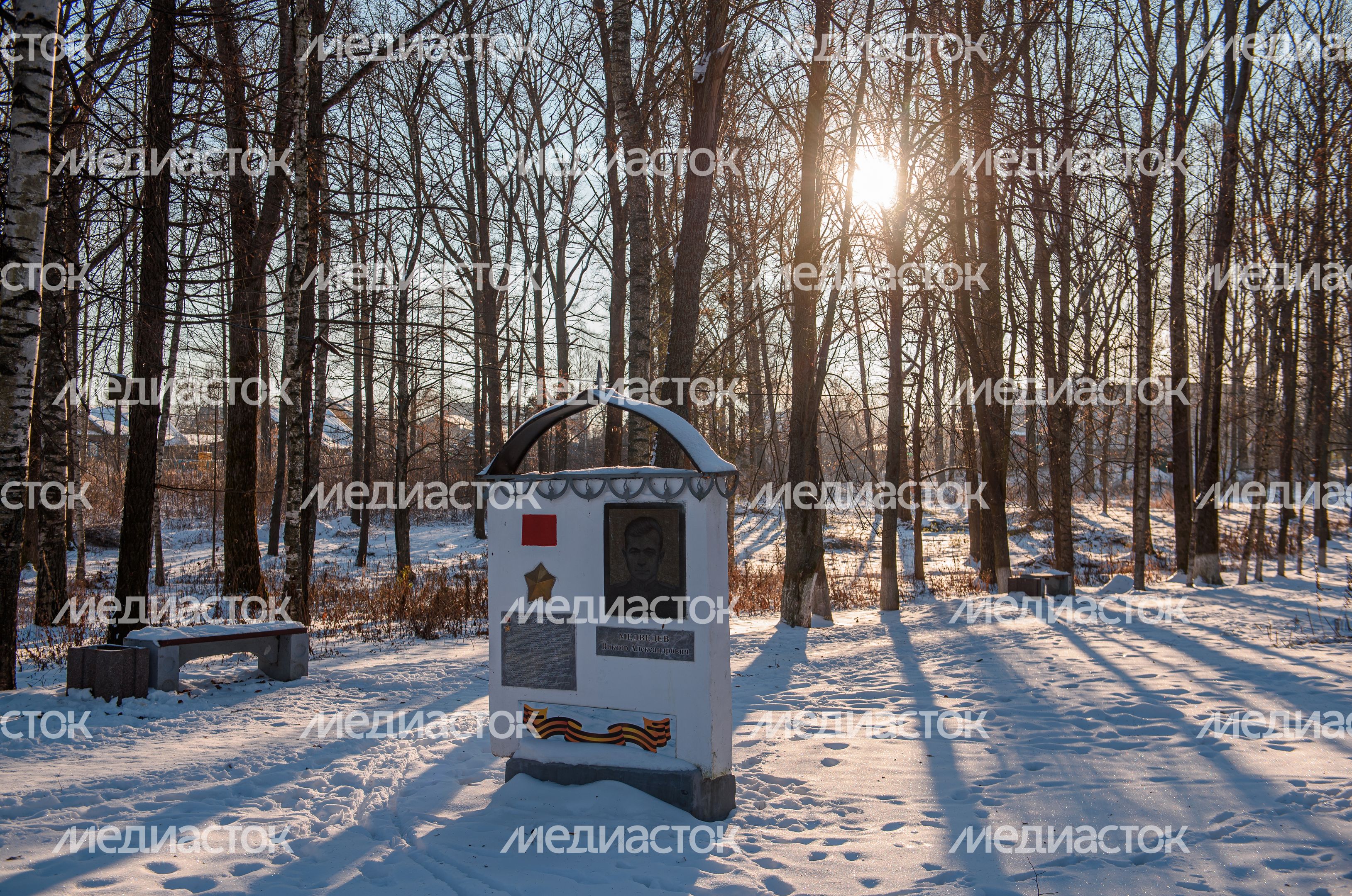 Зимние виды города Калязин