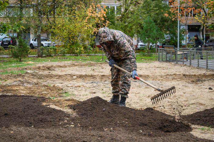Благоустройство дворов в Балашихе на улицах Пролетарская и Маяковского в микрорайоне Железнодорожный