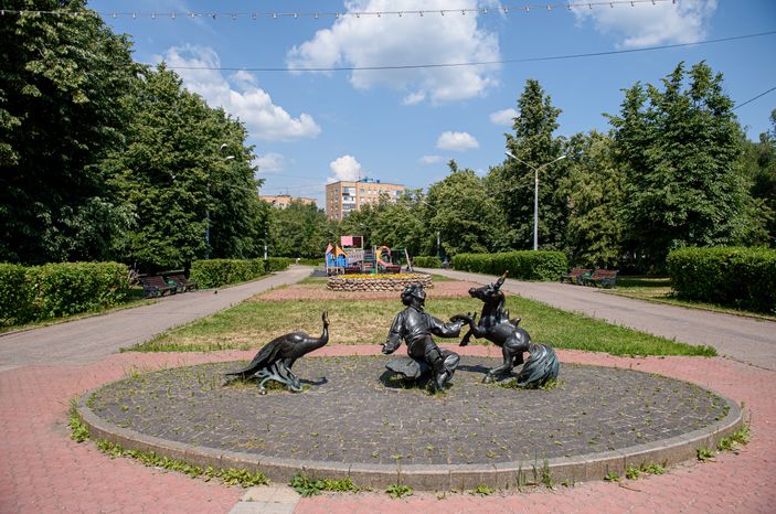 Летние виды скульптур в Раменском