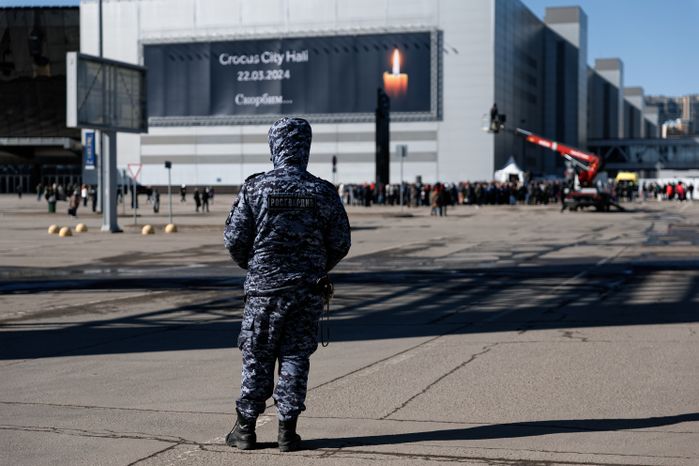 Мемориал в память о жертвах теракта в «Крокус Сити Холле» в Красногорске
