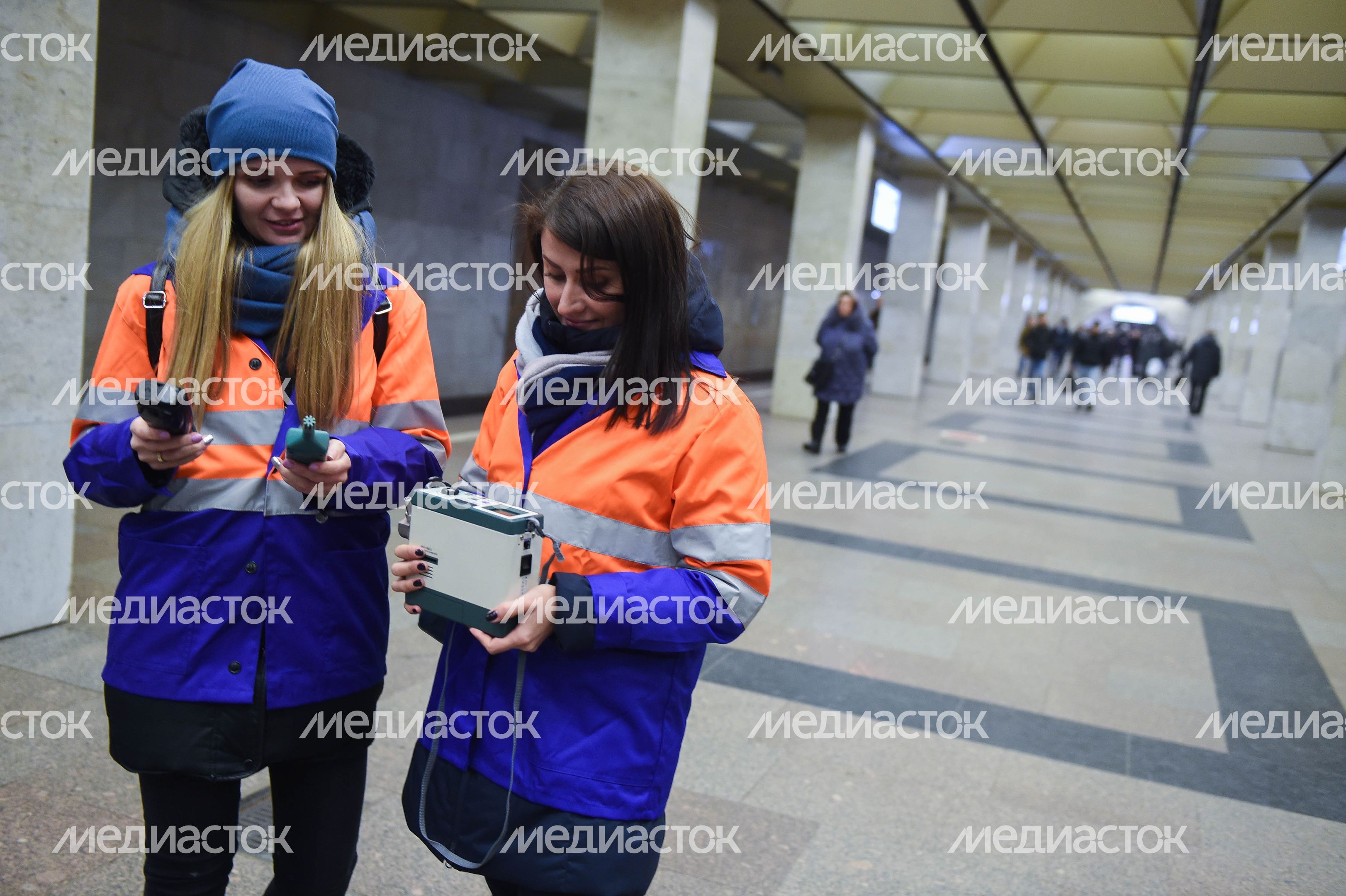 Проверка воздуха в Московском метрополитене Проверка воздуха в Московском метрополитене