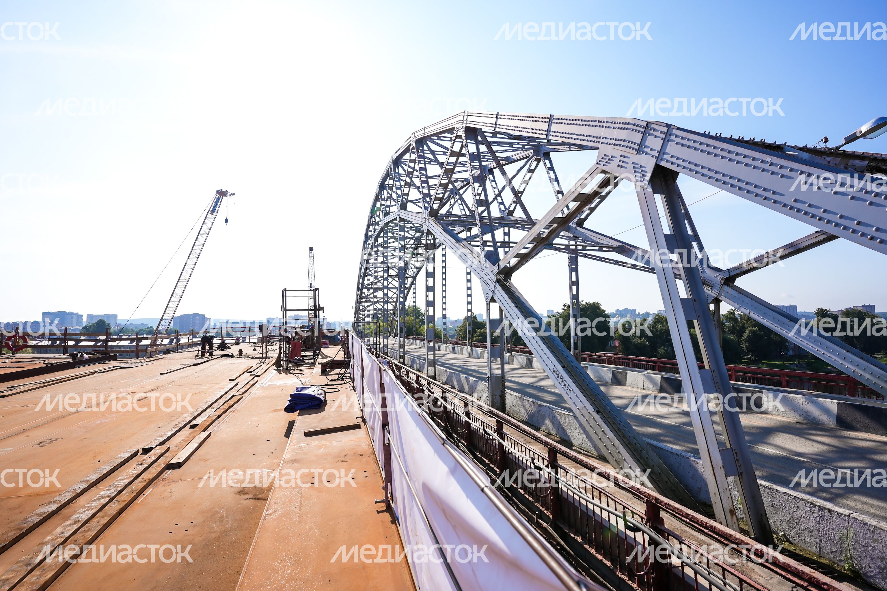 Возведение нового Рогачевского моста в Дмитрове