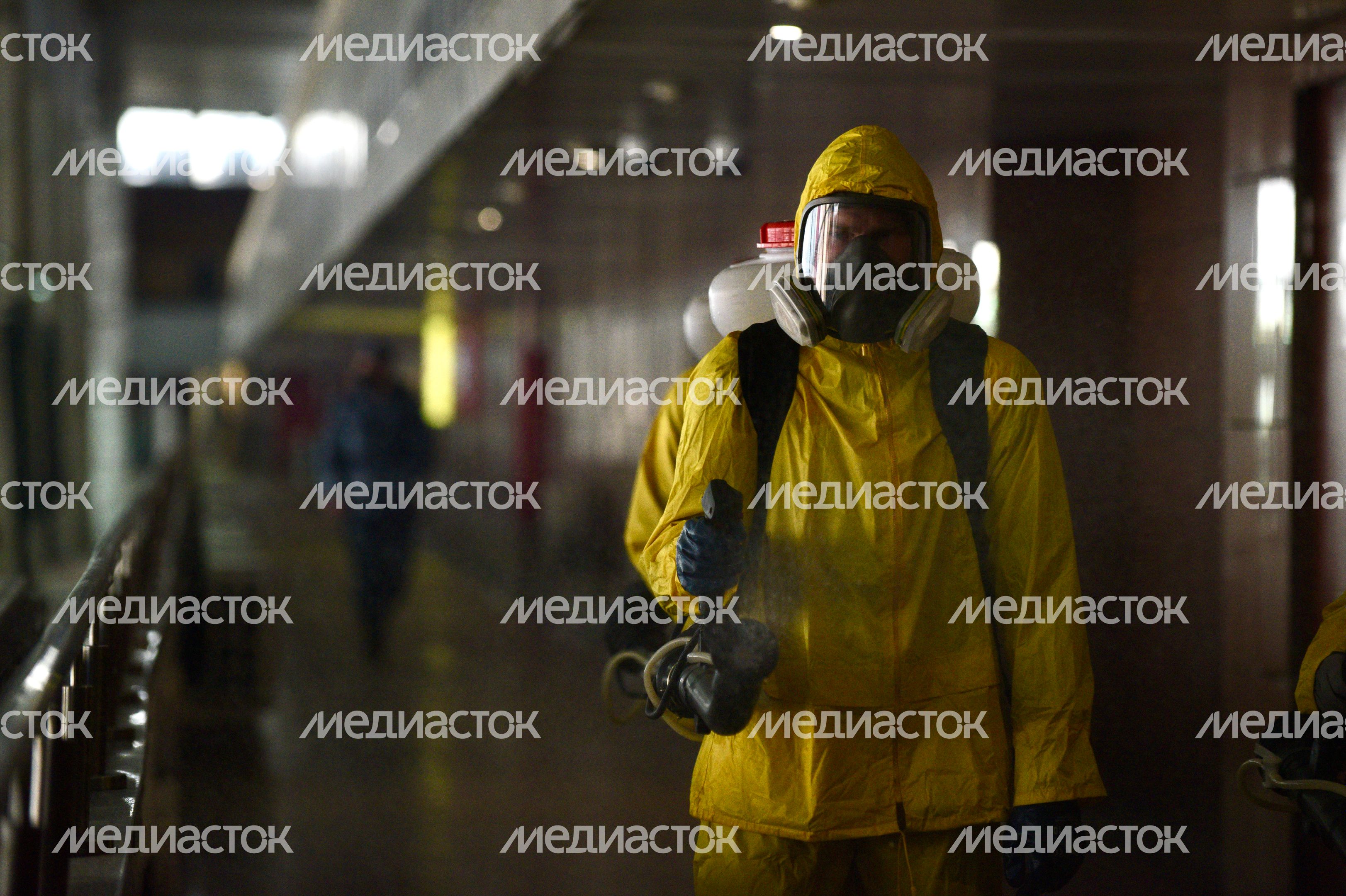 Дезинфекция Курского вокзала в Москве Дезинфекция Курского вокзала в Москве