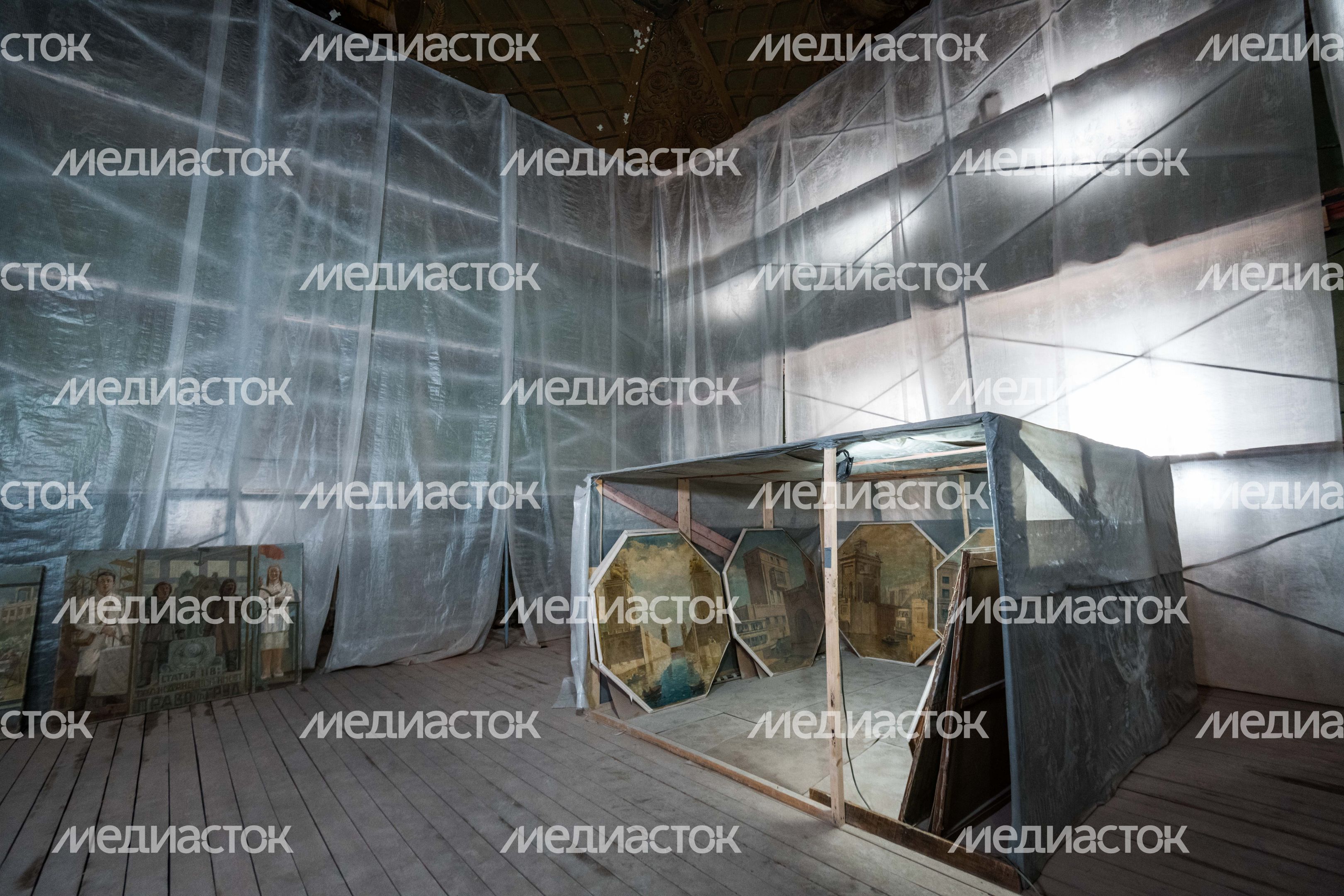 Реставрация Северного речного вокзала