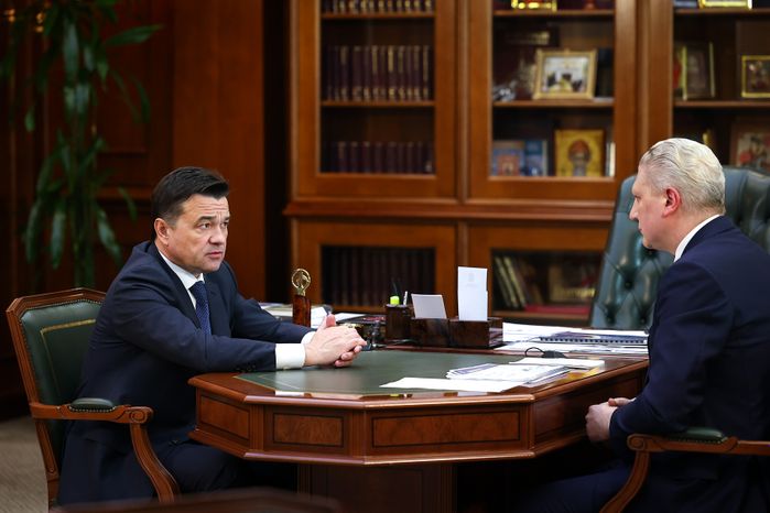 Губернатор провел рабочую встречу с главой Одинцовского округа