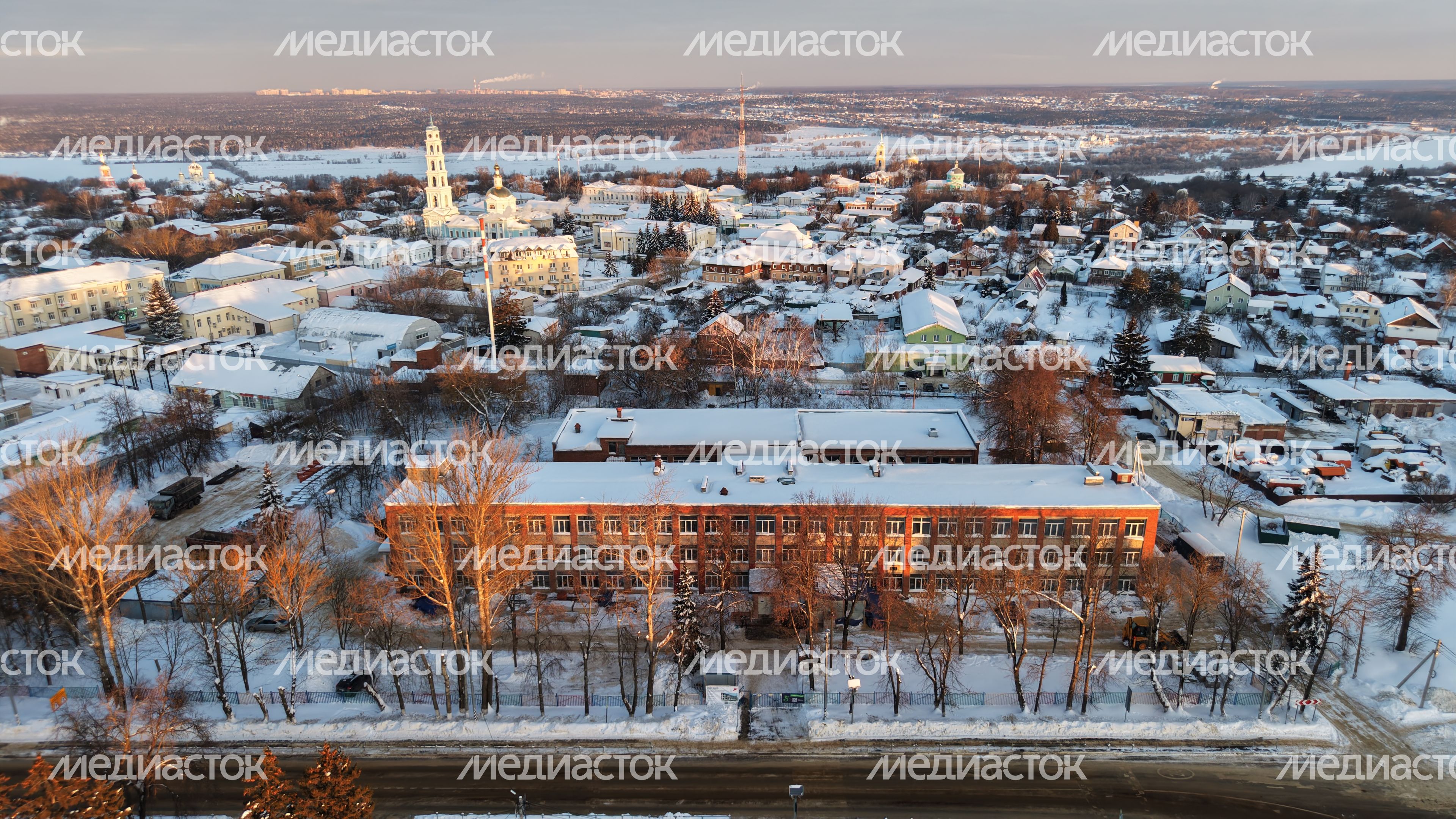 Продолжается капремонт каширской школы №1 им. Александра Выборнова Продолжается капремонт каширской школы №1 им. Александра Выборнова