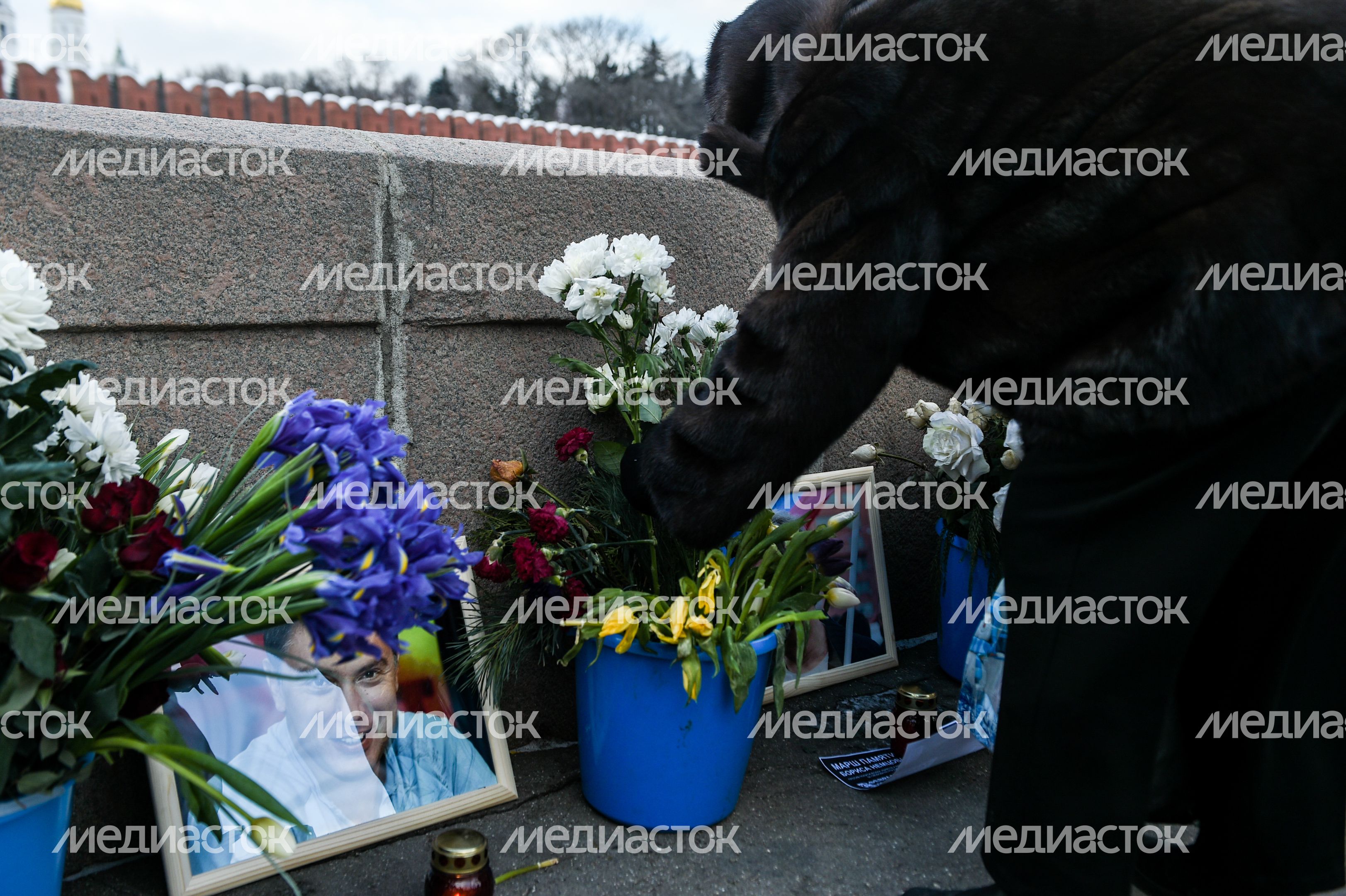 Марш памяти Бориса Немцова в Москве