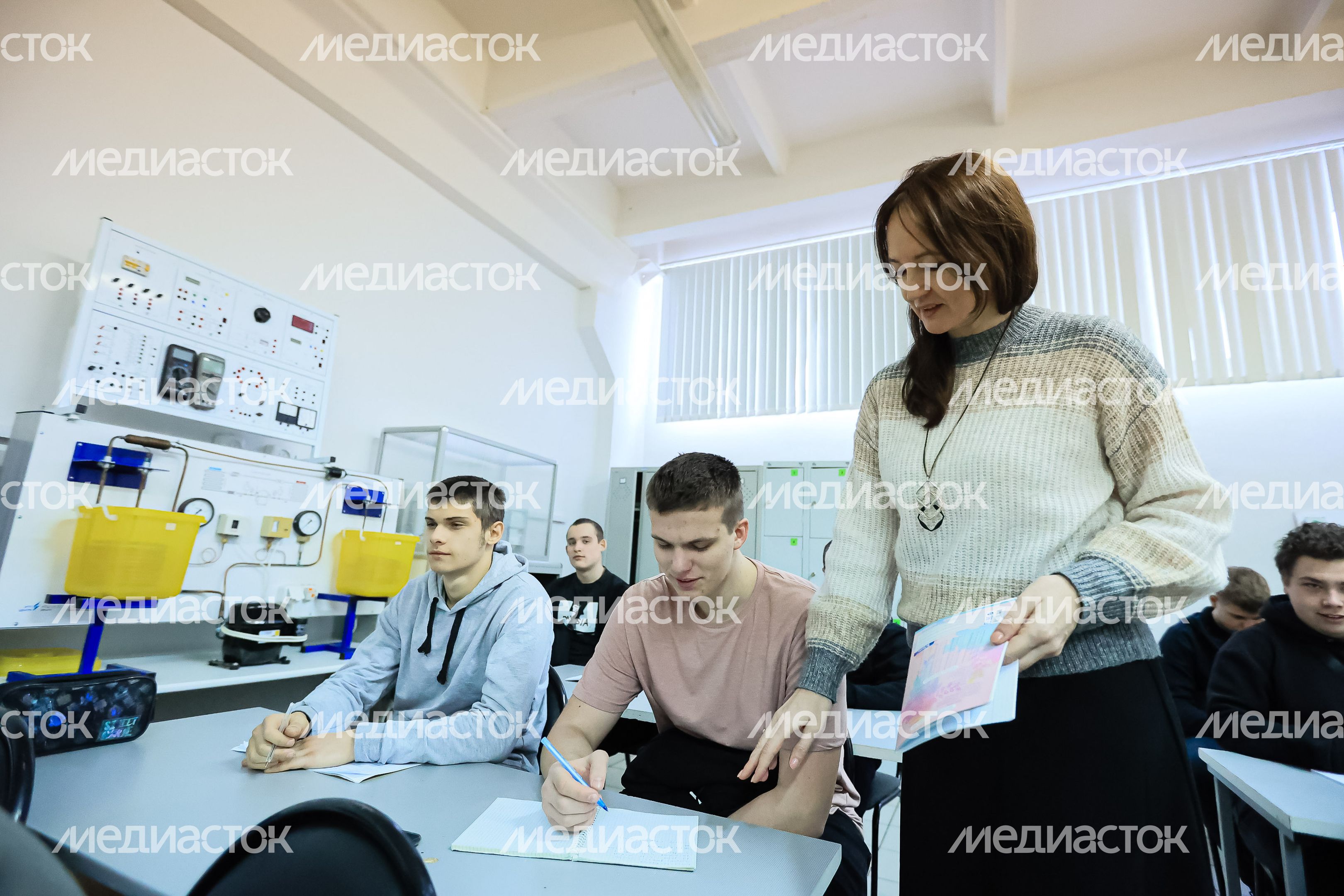 Посещение Губернатором Павлово-Посадского Техникума
