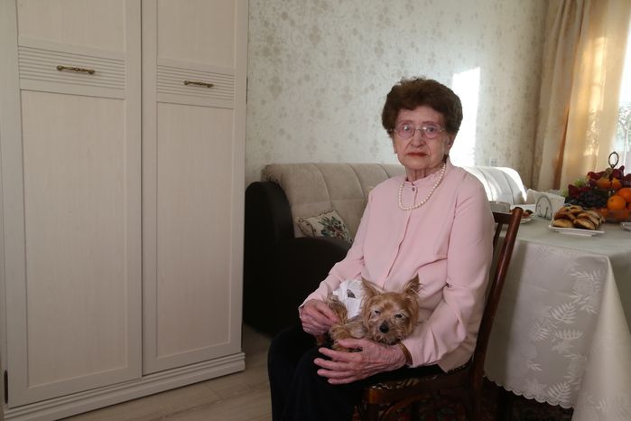 Поздравление пенсионерки Раисы Бакутиной с 95-летием