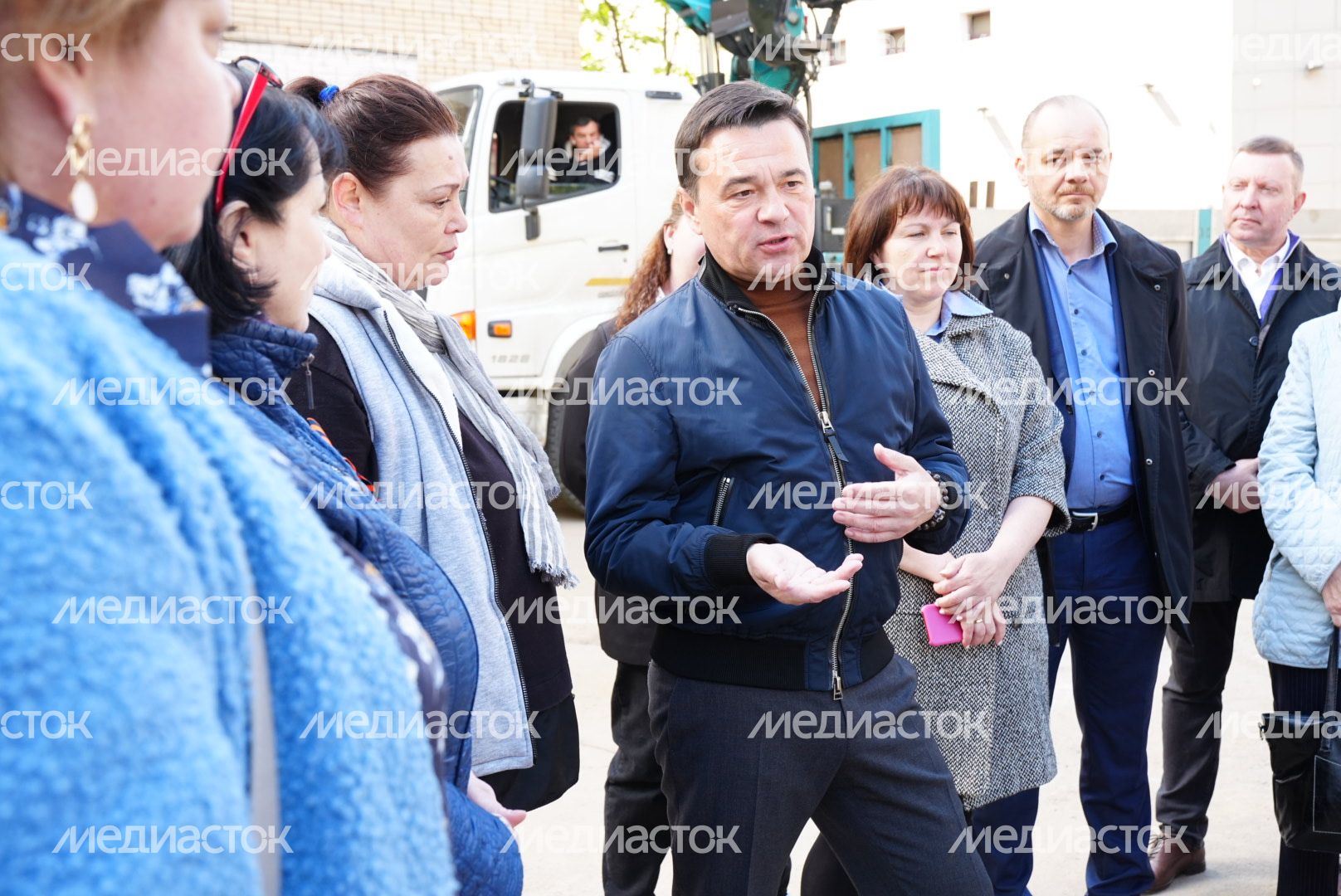 Проверка губернатором ремонта теплосетей в Химках