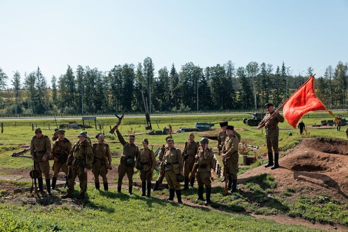 Военно-историческая реконструкция «Огненная дуга» в Одинцовском округе, посвященная Курской битве